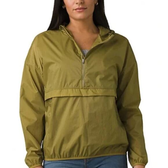 NWT Prana Women's Whistler Anorak Jacket Coat Sweet grass green Small - Picture 1 of 5